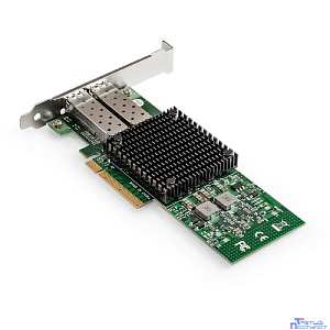 Exegate EX299017RUS Сетевой адаптер ExeGate EXE-MCX3-2SFP+ (PCI-E x8 v.3, порты 2x SFP+, Dual 10Gb/s, Server NIC Chipset Mellanox ConnectX-3)
