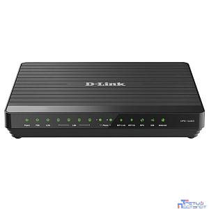 D-Link DPN-144DG/2S1U/A1A Двухдиапазонный беспроводной абонентский голосовой шлюз GPON ONT с 1 GPON-портом, 4 портами 10/100/1000Base-T, 2 FXS-портами, 1 USB-портом и поддержкой AC1200