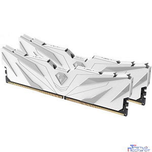 Модуль памяти DDR4 Netac Shadow II 16GB (2x8GB) 3200MHz CL16 1.35V / NTSWD4P32DP-16W / White / with radiator