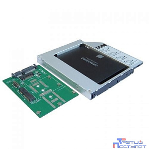 AgeStar SMNF2S Сменный бокс для HDD/SSD  SATA металл серебристый 2.5"