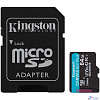 Micro SecureDigital 64GB Kingston SDCG4/64GB Canvas Go! Plus V10 A2 + adapter