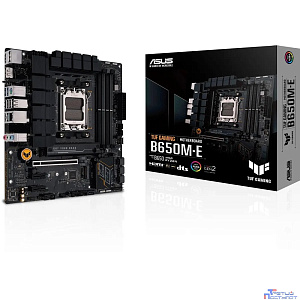 ASUS TUF GAMING B650M-E WIFI (Socket AM5, mATX, 4xDDR5(128GB), 4xDDR5(192GB), DP/HDMI, 2xPCIe 4.0x16/1xPCIe 4.0, 1xLAN (2.5GbE), Wi-Fi 6i, BT5.2, 4xSATA 6Gb/s, 3xM.2, 1xType-C, 4xUSB 3.2, 3xUSB 2.0)