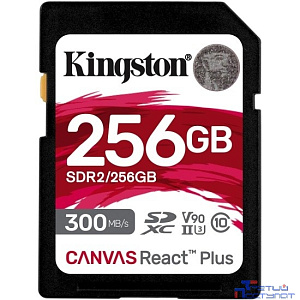 SecureDigital 256GB Kingston SDR2/256GB Canvas React Plus w/o adapter Class10
