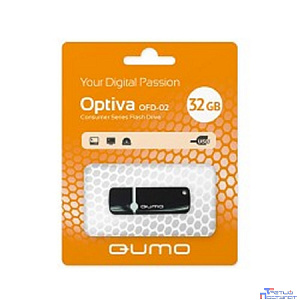 USB 2.0 QUMO 32GB Optiva 02 Black [QM32GUD-OP2-black]
