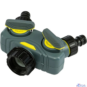 Rexant (62-0223-F) Разветвитель 2-х канальный на кран 1/2"-3/4"