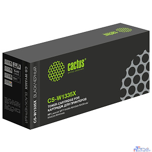 Картридж лазерный Cactus CS-W1335X W1335X черный (13700стр.) для HP LJ MFP M438n/M438dn/M438nda/M442dn/M443nda