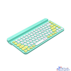 Клавиатура A4Tech Fstyler FBK30 зеленый USB беспроводная BT/Radio slim Multimedia (FBK30 AVOCADO)