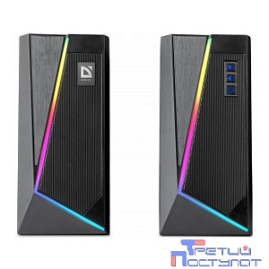 Defender Акустическая 2.0 система Solar 3 10Вт, BT/Light питание от USB [65103]