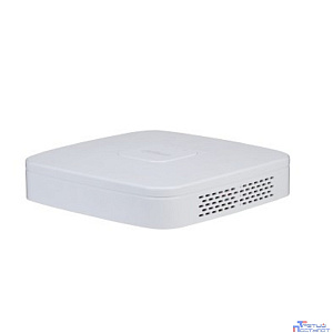 DAHUA DHI-NVR2104-P-I2 4-канальный IP-видеорегистратор с PoE, 4K и H.265+, видеоаналитика, входящий поток до 80Мбит/с, 1 SATA III до 10Тбайт