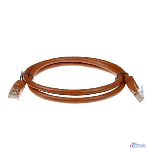 Кабель ACD Патч-корд ACD-LPU6Z-10N |ACD-LPU6Z-10N| Cat6 UTP 26AWG 4Pair, CU, LSZH, Коричневый, 1м