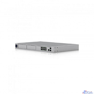 UBIQUITI UDM-Pro-Max Маршрутизатор, 1*SFP+, 8*1Gbit RJ45,1*SFP+ WAN, 1*2.5Gbit RJ45 WAN, 128GB SSD, 2*3.5" NVR HDD слота
