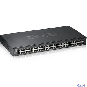 ZYXEL GS1920-48V2-EU0101F Гибридный Smart коммутатор NebulaFlex GS1920-48v2, 48xGE, 4xCombo (SFP/RJ-45), автономное/облачное управление