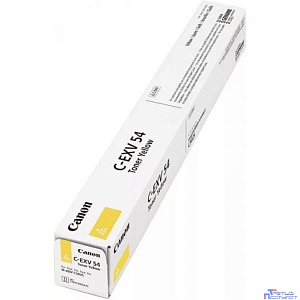Canon C-EXV54Y Тонер-картридж для Canon iR ADV C3025/C3025i (8500 стр.), жёлтый [1397C002]