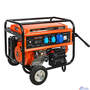 Генератор бензиновый PATRIOT Max Power SRGE 7200E [474103188] {Двигатель: 4т, OHV, АИ-92, 420 сс, 14 л.с; Мощность ном/макс: 6.0/6.5 кВт; Объём бака: 25 л; Розетки: 2 евро 16А,1 евро 32А; Вес: 86 кг;}