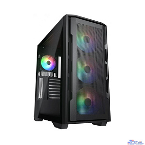Cougar Корпус Uniface X RGB V2 Black, 4x140mm ARGB PWM Fan, ARGB PWM Fan Hub, без БП, E-ATX