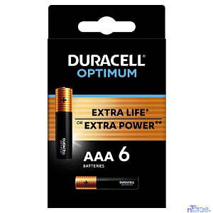 Duracell LR03/6BL OPTIMUM (6 шт. в уп-ке)