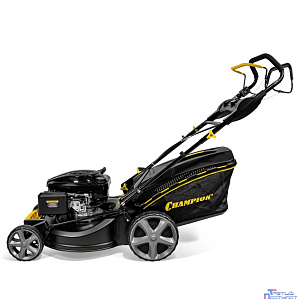 CHAMPION Газонокосилка LM5344 PRO { 4,4кВт привод 525мм 65л 25-75мм 1рычаг/6, 38кг 4в1 }