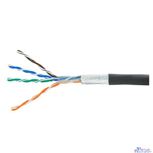 Cablexpert FPC-5051E-4-CU/100 Кабель Cablexpert (RU) FTP indoor 4x2x0.51, медный, кат.5e, однож., 100м, box, серый