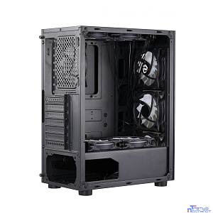 Корпус Formula V-LINE 7706 черный без БП ATX 8x120mm 2xUSB2.0 2xUSB3.0 audio bott PSU