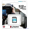SecureDigital 512Gb Kingston SDXC Class 10 UHS-I U3 V30 Canvas Go Plus 170MB/s SDG3/512GB