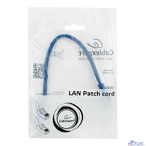 Cablexpert PP12-0.25M/B кат.5e, 0.25м, литой, многожильный, синий (PP12-0.25M/B)