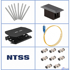 NTSS Кросс NTSS оптический 19'' укомплектованный 2U, 64 порта SC/UPC, 9/125 мкм (сплошная панель, сплайс-кассета 2шт, пигтейлы, КДЗС, адаптеры) черный RAL 9005 NTSS-RFOB-2U-64-SC/U-9-SP1.5G0AY-BL