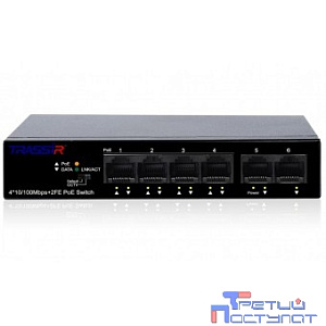 TRASSIR TR-NS1106-60-4POE РоЕ-коммутатор