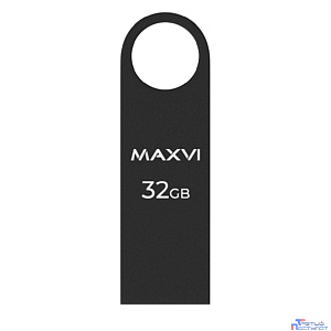 Maxvi USB Drive 32GB MK dark grey, монолит, металл, USB 2.0 FD32GBUSB20C10MK