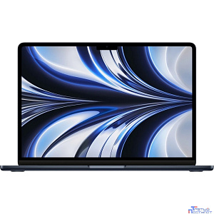 Apple MacBook Air 13-inch Mid 2022 [MC7X4PA/A] (КЛАВ.РУС.ГРАВ.) Midnight 13.6" Liquid Retina {(2560x1600) M2 8C CPU 8C GPU/16GB/256GB SSD/рекоменд.переходник 11007065}