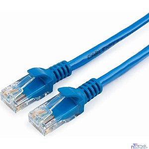 Патч-корд UTP Cablexpert PP12-15M/B кат.5e, 15м, литой, многожильный (синий)