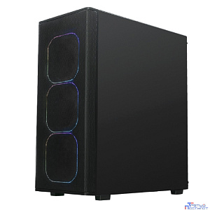 XASTRA Корпус  A300M 4ARGB-C6  Black mATX/Mesh/ Srewless full-size TG/ 4x120mm FG120 ARGB PWM fans/Argb+PWM HUB 6ports/ A300M-4FG12A-C6