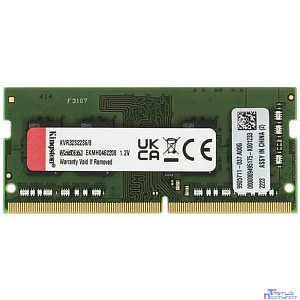 Kingston DDR4 SODIMM 8GB KVR32S22S6/8 PC4-25600, 3200MHz, CL22