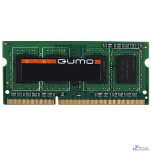 QUMO DDR3 SODIMM 4GB QUM3S-4G1600K11L PC3-12800, 1600MHz, 1.35V