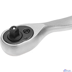 Kranz (KR-12-8403) Ключ-трещотка для торцовых головок 1/4, CrV, 72 зубца