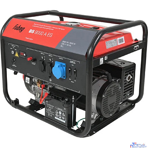 FUBAG BS 9000 A ES [641019/641092] { Мах мощность, (LTP), 9 кВА, Длительная мощность (COP), 8.5 кВт 25 бака л, объем 459 см, мощность 11/15 кВт/л.с., 230 В, 84 дБ (7 м), 106 Вес, кг }