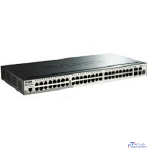 D-Link DGS-1510-52X/A2A PROJ Управляемый L2+ стекируемый коммутатор с 48 портами 10/100/1000Base-T и 4 портами 10GBase-X SFP+