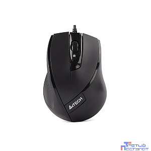 Мышь A4TECH Padless N-600X-1, черный, технология V-Track, работает на любой поверхности, 1600DPI [607631]