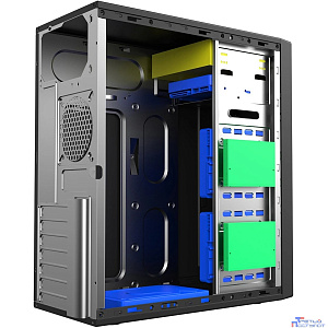 Foxline FL-301, ATX, 4xUSB2.0, HDA, w/o FAN, w/o PSU, no PowerCord , w/DVD-RW installed