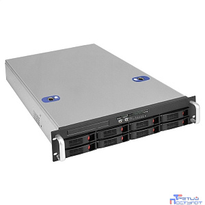 Exegate EX295861RUS Серверный корпус ExeGate Pro 2U660-HS08 <RM 19", высота 2U, глубина 660, БП 2U-500ADS, 8xHotSwap, USB>