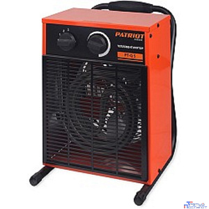 Тепловентилятор PATRIOT PT-Q 5 [633307215] {Мощн. по ступеням 3.0/4.5 кВт, 220В, шнур с промышленной вилкой и ответной частью, поток воздуха 420м3/час, вес 7кг}