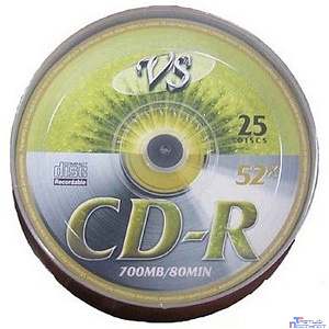 Диски VS CD-R 80 52x Shrink/25 (620274)