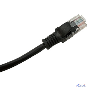 Cablexpert PP12-1.5M/BK Патч-корд UTP кат.5e, 1.5м, литой, многожильный (чёрный)