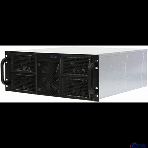 Procase RE411-D0H16-FC-55 Корпус 4U server case,0x5.25+16HDD,черный,без блока питания,глубина 550мм,MB CEB 12"x10,5", панель вентиляторов 3*120x25 PWM