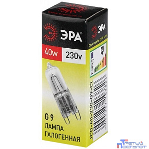 ЭРА C0027378 Лампа галогенная JCD-40-230V-G9-Cl
