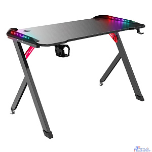 Игровой компьютерный стол Spirit RGB,подвес круж+гарн.,черн,120 DEFENDER (64389)