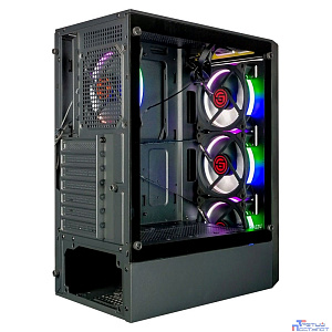 Ginzzu CL325 ATX FAN 4*RR4 FRGB передняя панель Стекло