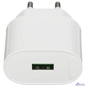 HOCO C109A/ Сетевое ЗУ/ QC 3.0/ 1 USB/ Выход: 18W/ White