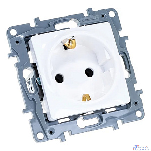Legrand 672221 Розетка 2К+З - немецкий стандарт - 16 А - 250 В~ - Etika - белый
