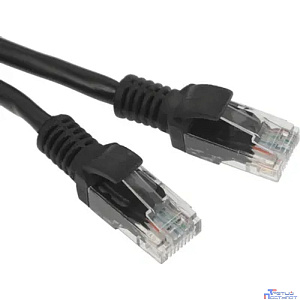 Cablexpert PP12-5M/BK Патч-корд UTP  кат.5e, 5м, литой, многожильный (чёрный)