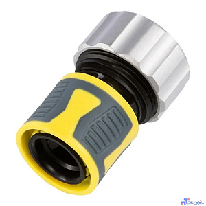 Rexant (62-0306-F) Коннектор для шланга, быстросъемный, 3/4" с зажимной шайбок из цинка